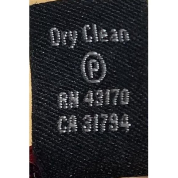 Mens Brooks Brothers Silk Tie  62" Red & Navy Diamond Pattern - Picture 5 of 6